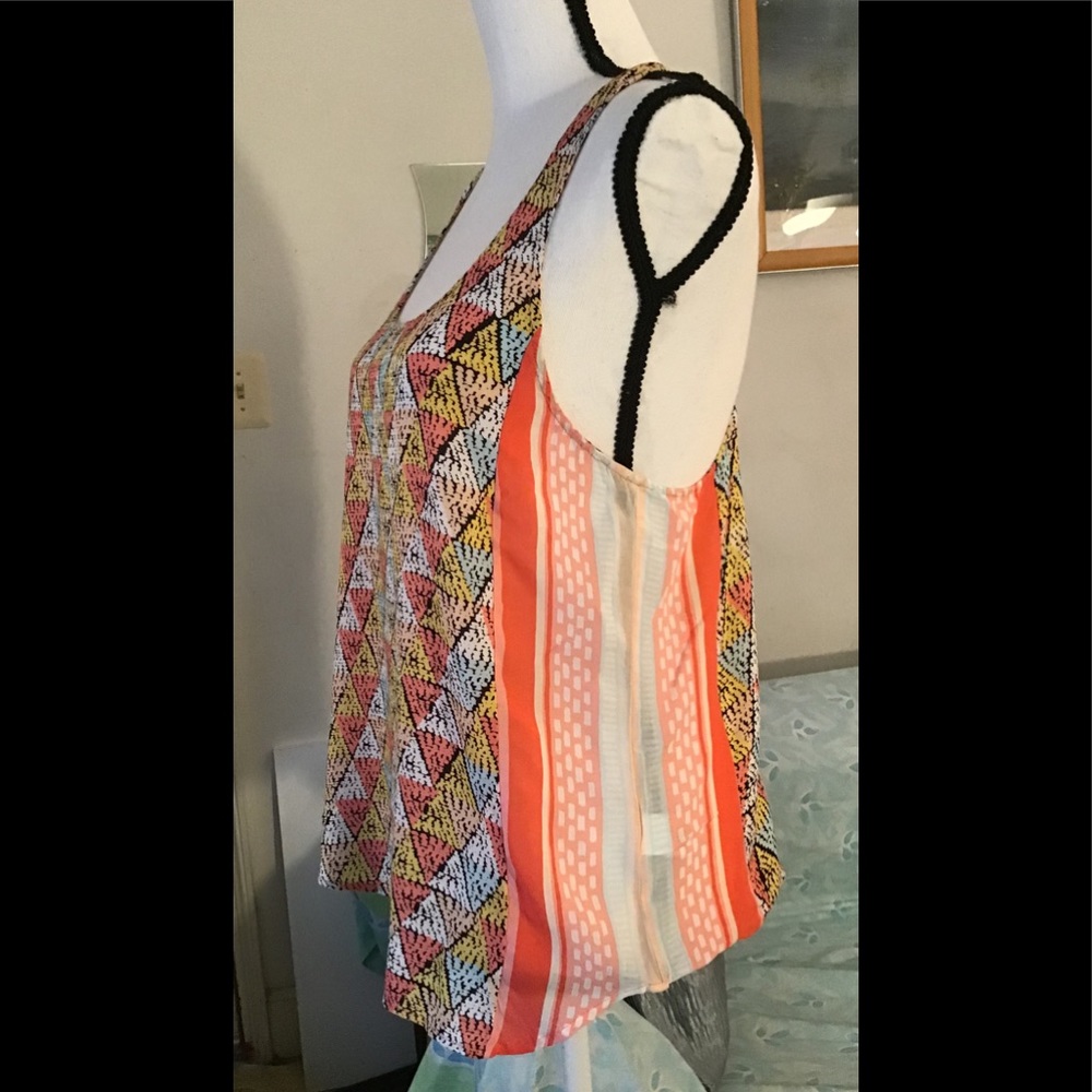 🏓 Ella Moss. Colorful tank top. S - Picture 4 of 6